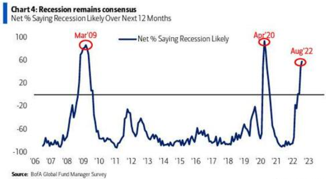 Manažeři nadále čekají recesi