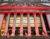 Newyorská burza, Wall Street, NYSE, americké akcie propad, pokles - ilustrační foto