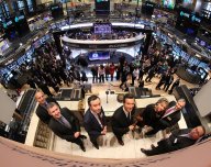 NYSE, Newyorská burza, makléři, americké akcie - ilustrační foto
