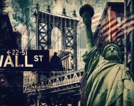 Wall Street, Spojené státy americké (USA) - ilustrační foto