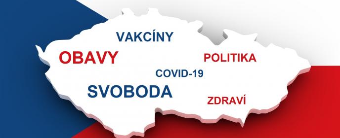 Česká vlajka, koronavirus - ilustrační foto