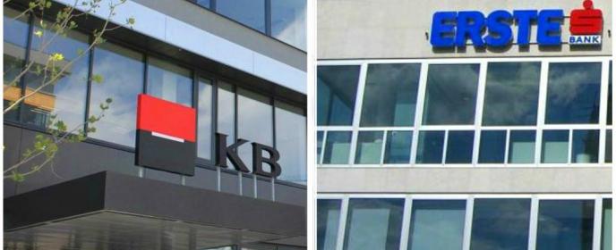 Komerční banka vs. Erste Group Bank - ilustrační foto