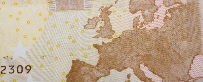 Evropa, eurozóna, bankovka - ilustrační foto