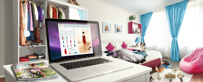 Online nakupování, nakupování na internetu, on-line nákupy - ilustrační foto